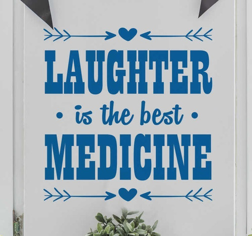 Frases En Vinilo Laughter Best Medicinevinil Nuevo Diseño