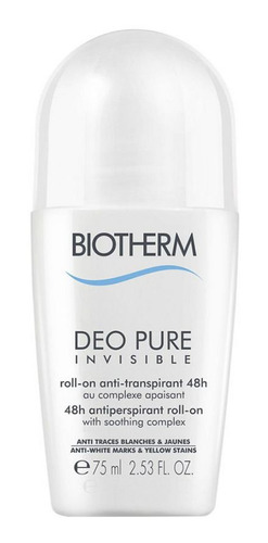 Desodorante Biotherm Pure Rollon 75 Ml.