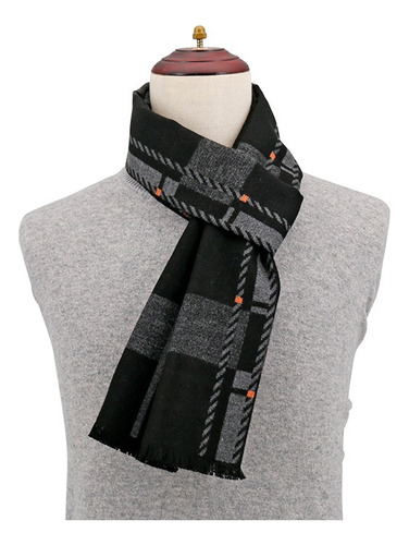 Nueva Bufanda De Cuello A Cuadros De Jacquard For Hombre