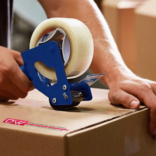Imagen 7 de 10 de Racionador Porta Cinta De Embalar 48 Mm. Dispenser