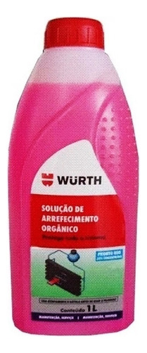 Fluido Aditivo Radiador Aditivo 50% Rosada Wurth - 1 Litro