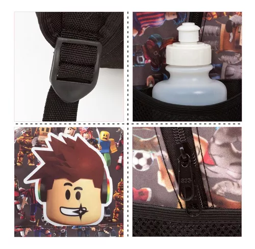 Bolsa Escolar Masculina Roblox Jogo Alça Costas Resistente - TOYS