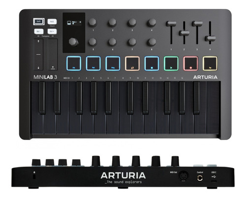 Arturia Minilab 3 Midi Usb Deep Black +envio+ Rocker Music