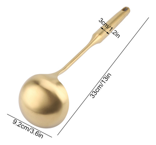 Bnb Cuchara Acero Inoxidable Cuchara Sopa Espátula Turner