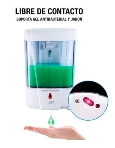 Imagen 1 de 8 de Dispensador Automatico Despachador Gel Antibacterial Jabón