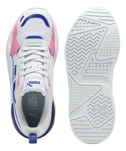 Tenis Puma X-ray 3 Mujer 399064 06 Blanco / Rosa Casual