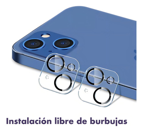 Vidrio Templado Para Cámara - Compatible iPhone 14 + Plus