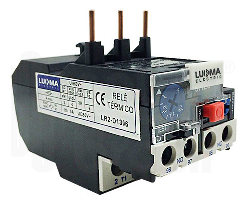 Rele Termico Lr2 D1306 Ajuste 1-1,6a Lukma