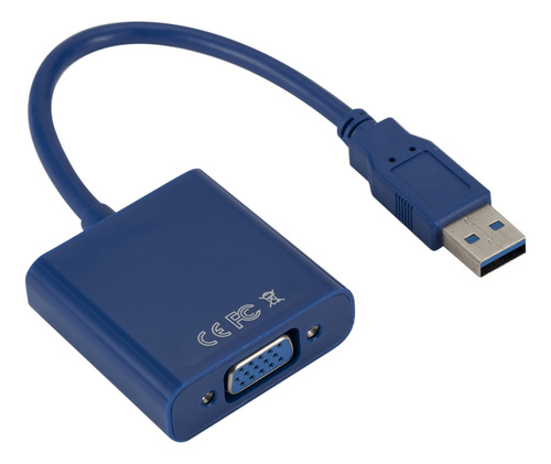 Adaptador Usb3.0 A Vga Para Conexión De Pc/proyector