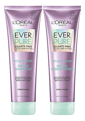 L'oréal Paris Everpure Scalp Care + Detox Sulfate Free Shamp