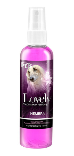 Colonia Lovely 125 Ml Para Perros 