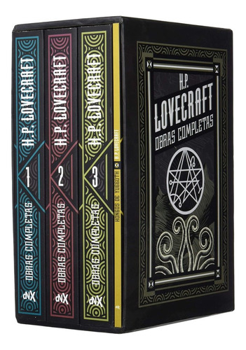 Obras Completas, H. P. Lovecraft 4 Tomos  Con Estuche