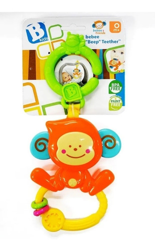 Sonajero B Kids Monito Con Sonido Colgante 4499 