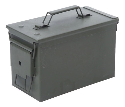 Caja Militar Balas Cartuchos Caza Pesca Aventureros Grande