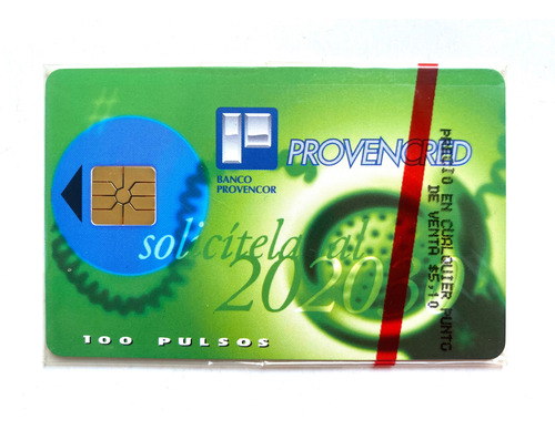 Tarjeta Telefónica De Provencred. Telecom 1995