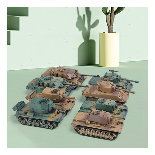 Yi 2x Juego De 8 Kits De Montaje De Tanque 4d 1:72 Juego De