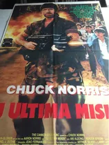 Comprar Poster  Chuck Norris Su Ultima Mision  1988 Braddock En Usa