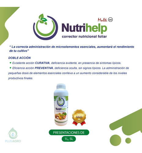 Nutrihelp Multi 1l, Mejora El Rendimiento De Tus Cultivos