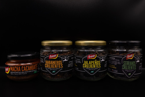 Salsa Macha Cacahuate Y Chiles Crujientes Pack