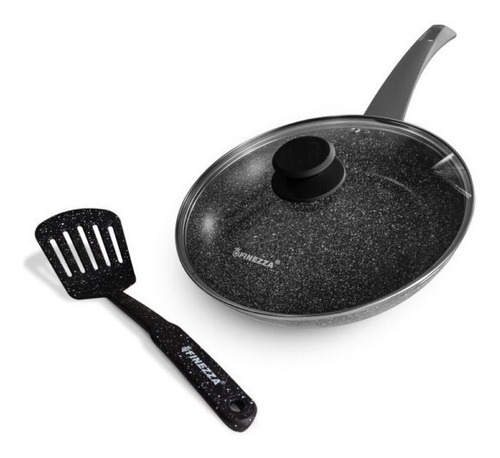 Sartén Wok Finezza Antiadherente Ultragranito Fz-w324tm  24 