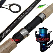 Comprar Combo Victoria Caña 2.70m Carbono Carrete 6000 Señuelo Pesca
