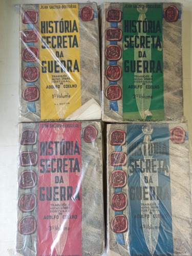 História Secreta Da Guerra (4 Volumes)