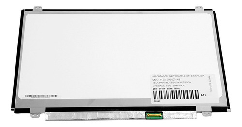 Tela 14.0 Led Sim Compatível Com Notebook N140bge-e43 Rev.c1
