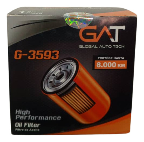 Filtro De Aceite Gat Honda/hyu/kia (ph3593a)(ml3807)