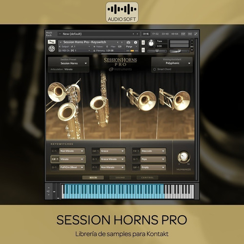 Librerias Kontakt - Session Horns Pro