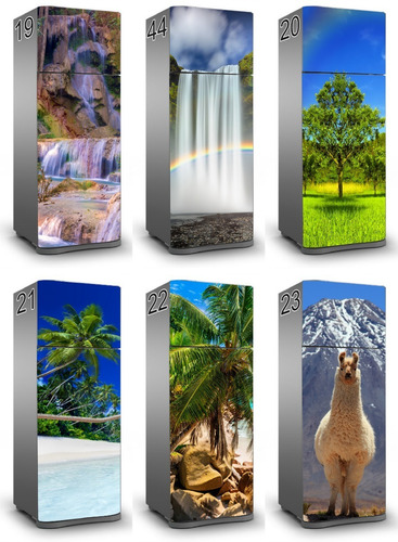 Vinilos Decorativos Para Heladeras-paisajes-full Hd