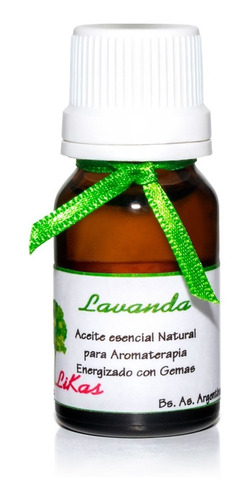 Lavanda Likas, Aceite Esencial Puro Para Aromaterapia 12cc