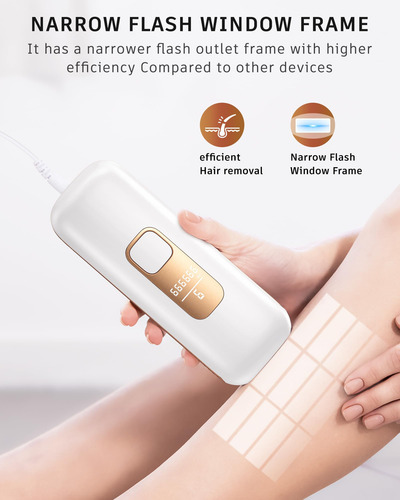 Dispositivo De Depilação Aopvui Ai06 999.900 Flashes Ipl