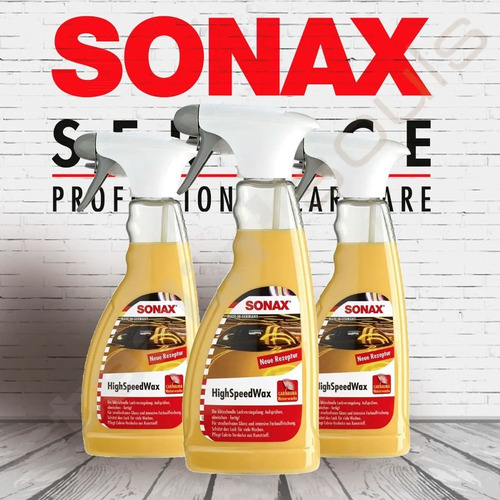 Sonax High Speed Wax Cera Liquida Alta Velocidad 500 Ml