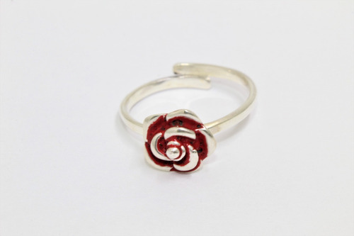 Hermoso Anillo Plata 925 Ajustable A320 Regala Una Rosa Roja