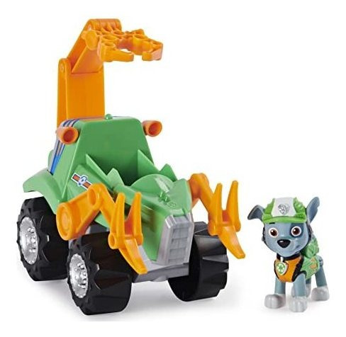 Paw Patrol Dino Rescue Rockys Vehículo De Marcha Atrás Delux