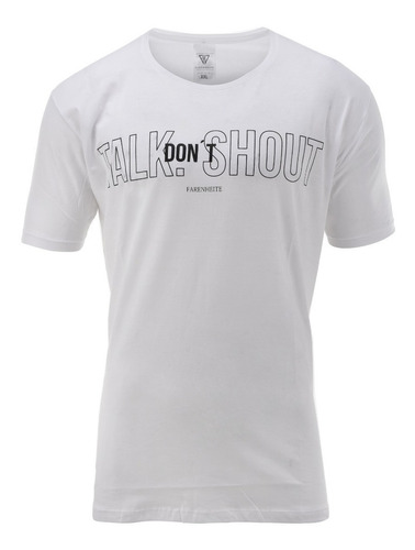 Remera Hombre Farenheite Talk Shout