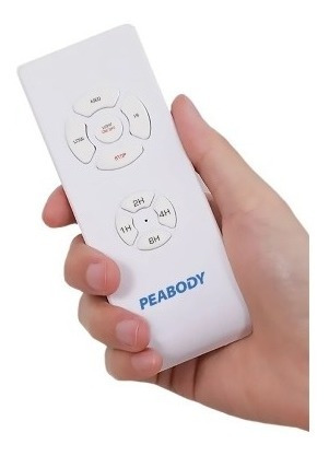 Imagen 9 de 10 de Ventilador De Techo Peabody Pe-vtr42 Blanco Con 3 Palas