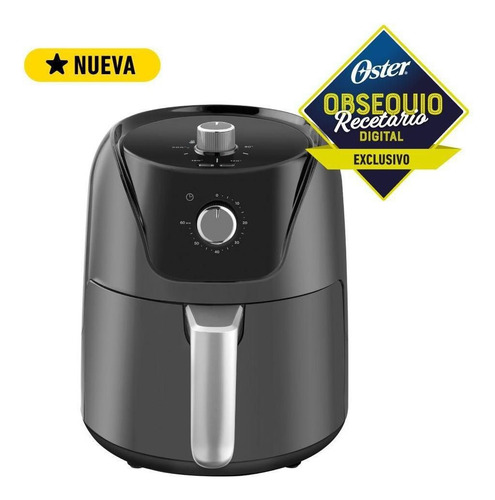 Freidora De Aire Marca Oster De 4 Litros Manual Color Negro