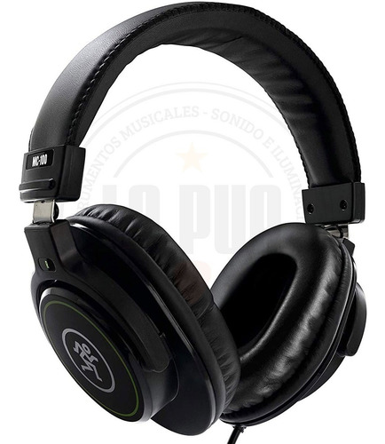 Imagen 4 de 7 de Auriculares Profesionales Cerrados Mackie Mc-100 P/estudio