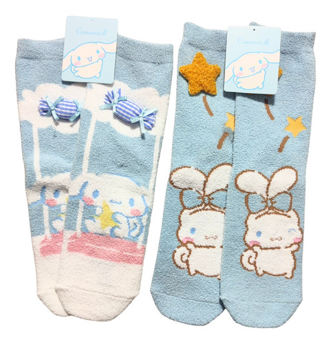 Set 2 Pares Calcetines Largos Cinnamoroll Original