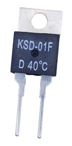 Termostato Sensor De Temp Ksd-01f 40°c 1.5a Normal Cerrado