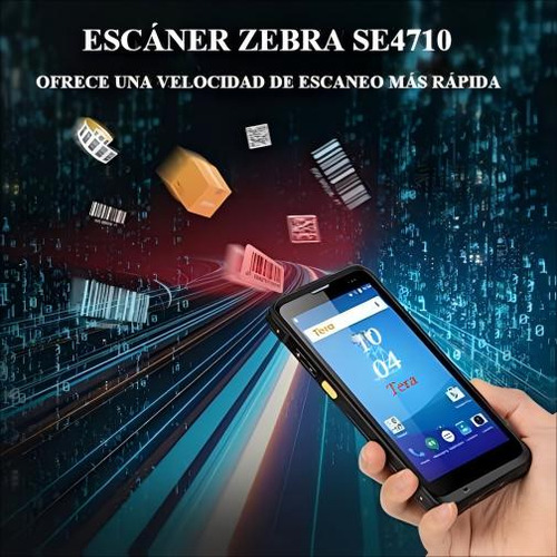 Lector De Códigos De Barras Android 13 1d/2d/qr Pda 4g Zebra