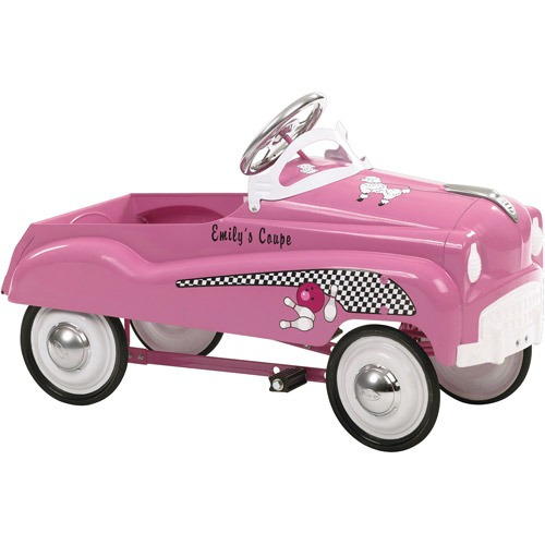 Coche De Pedales De Empeine Rosa