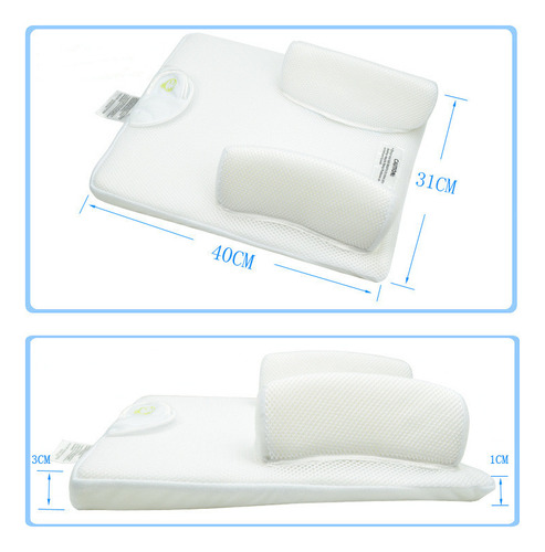 Almohadas para Bebés Cojin Antireflujo Colchon Almohada Bebe Esponja Cuna Soporte Colchon Antireflujo Bebe Cojin Antireflujo Bebé Cuna Soporte Cojín Antireflujo Colchón Altura Ajustable Bebé Cuna
