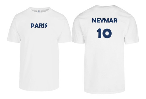 Playera Casual Neymar Paris Moda Psg Champions Liga 1 Hombre