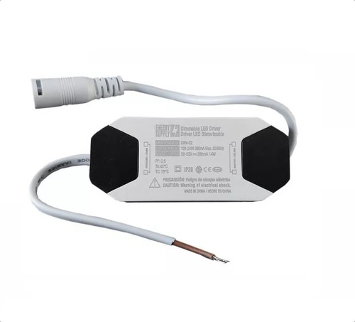 Driver Led 14w Dimeable Atenuable Out Dc 38v 52v 280ma Energy Supply