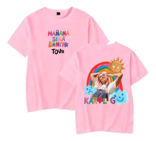 Camiseta Karol G Manana Sera Bonito Msb Tour 2023 Rainbow