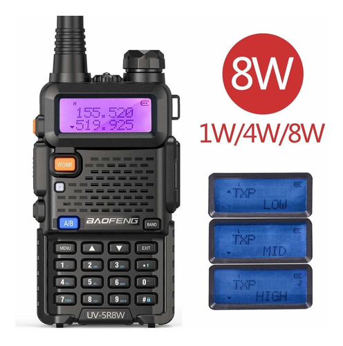 Baofeng Uv5r Radio De Dos Vías De Alta Potencia Radio ...