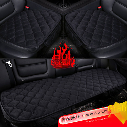 Juego De Cojines De Felpa Para Asiento De Coche De Invierno