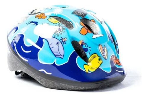 Casco Infantil Para Niños Regulable Estampado Vario R8a .